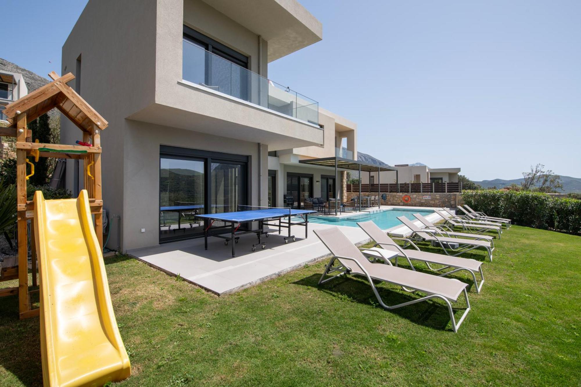 Porti Villas Aphrodite Asomatoi Ngoại thất bức ảnh