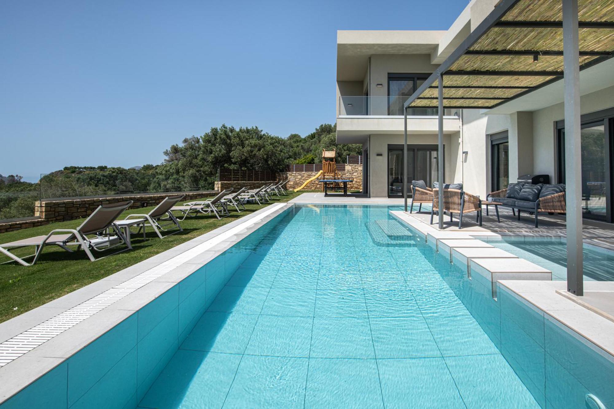 Porti Villas Aphrodite Asomatoi Ngoại thất bức ảnh