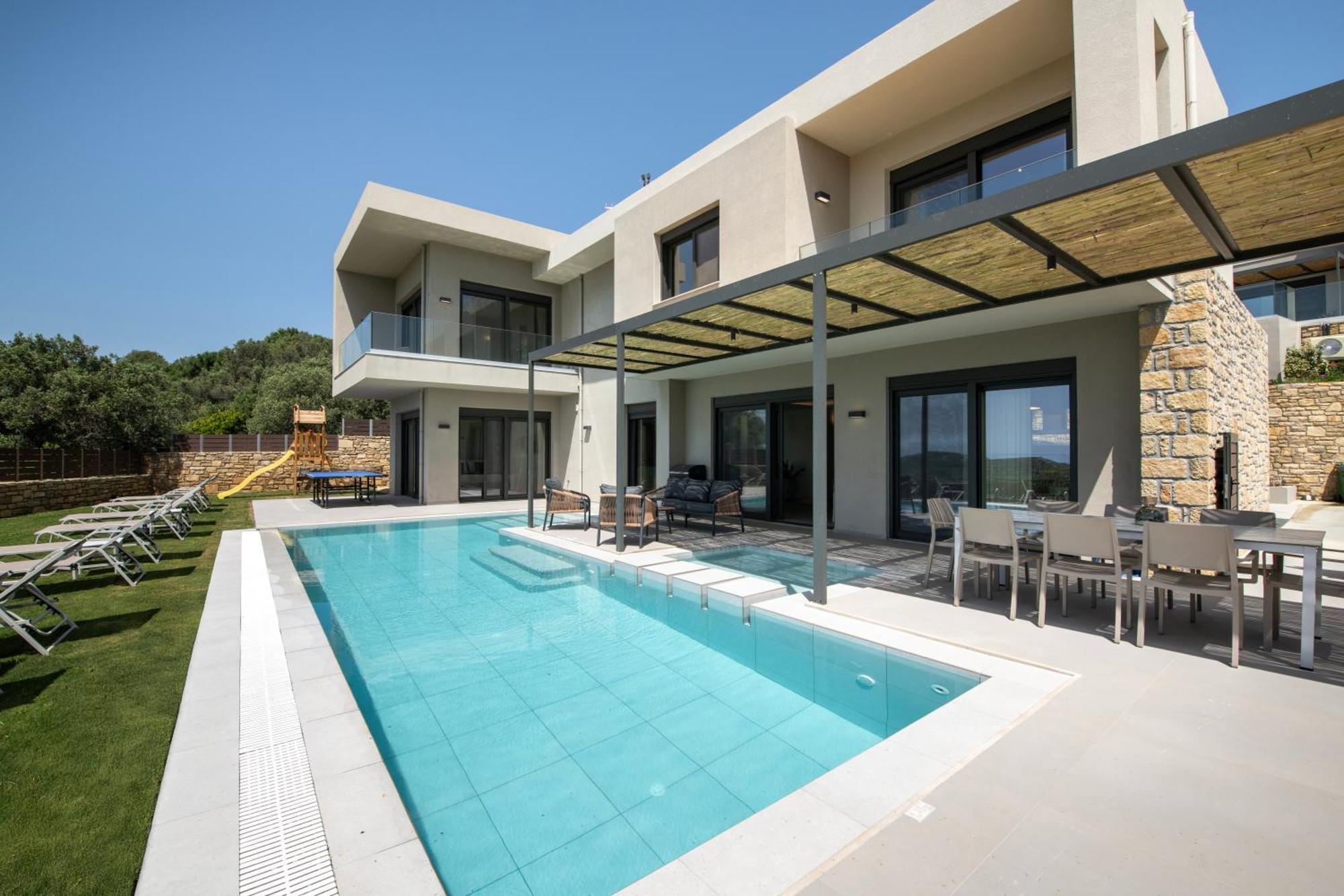 Porti Villas Aphrodite Asomatoi Ngoại thất bức ảnh