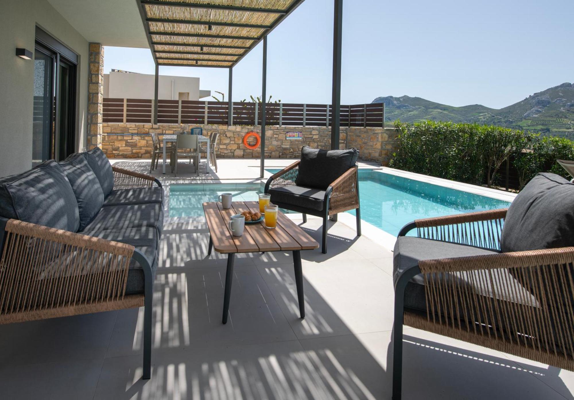 Porti Villas Aphrodite Asomatoi Ngoại thất bức ảnh
