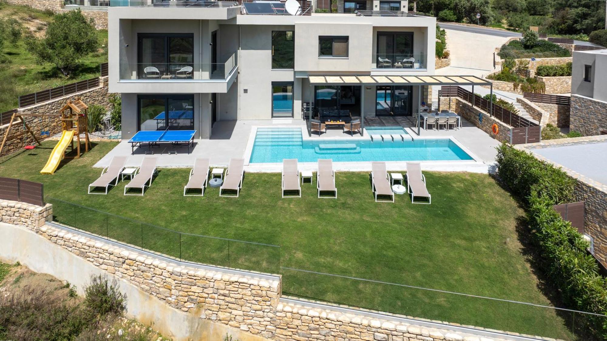 Porti Villas Aphrodite Asomatoi Ngoại thất bức ảnh