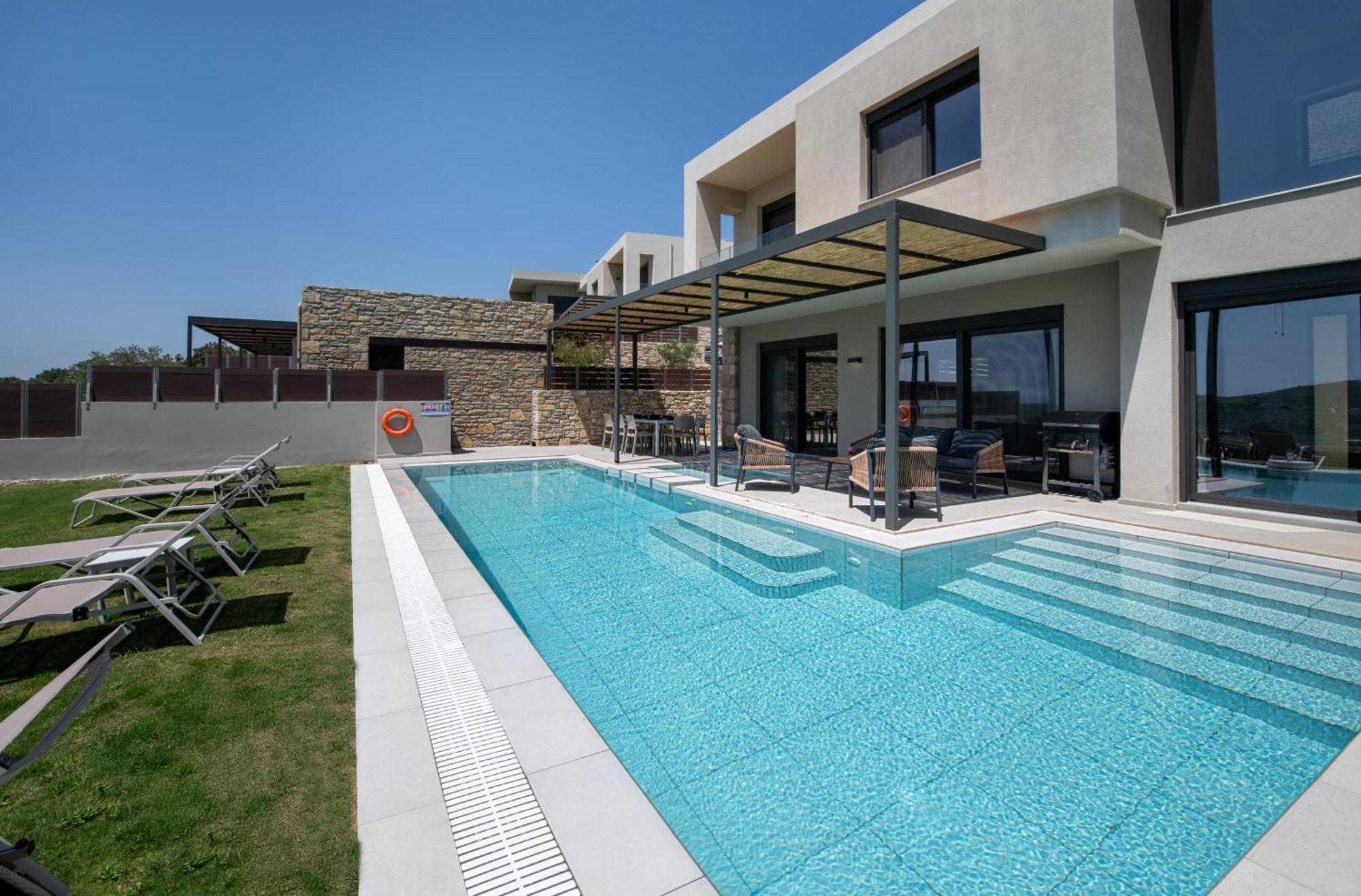 Porti Villas Aphrodite Asomatoi Ngoại thất bức ảnh