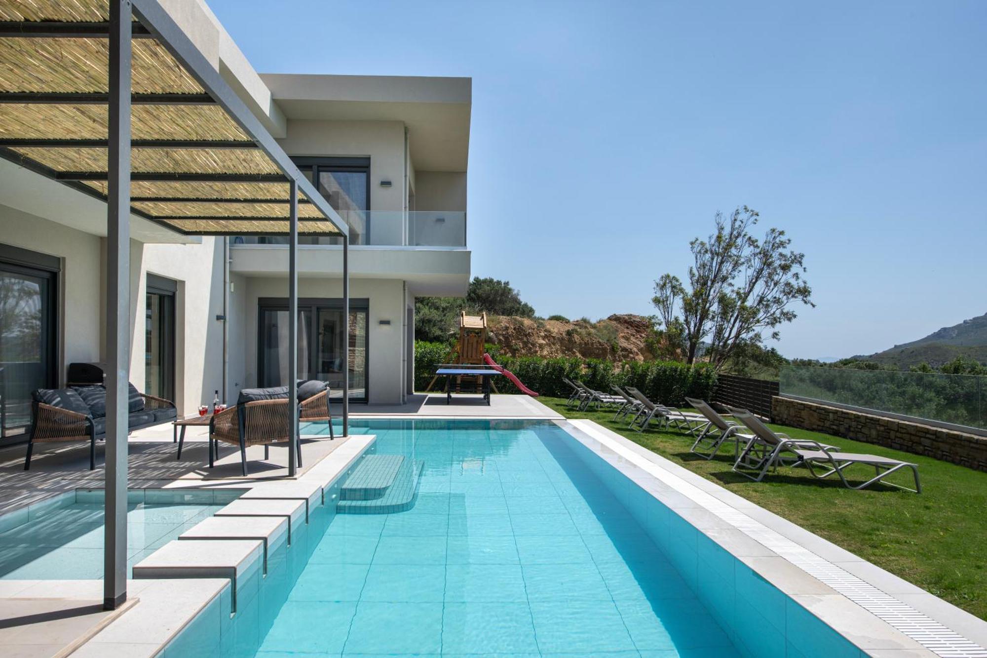 Porti Villas Aphrodite Asomatoi Ngoại thất bức ảnh