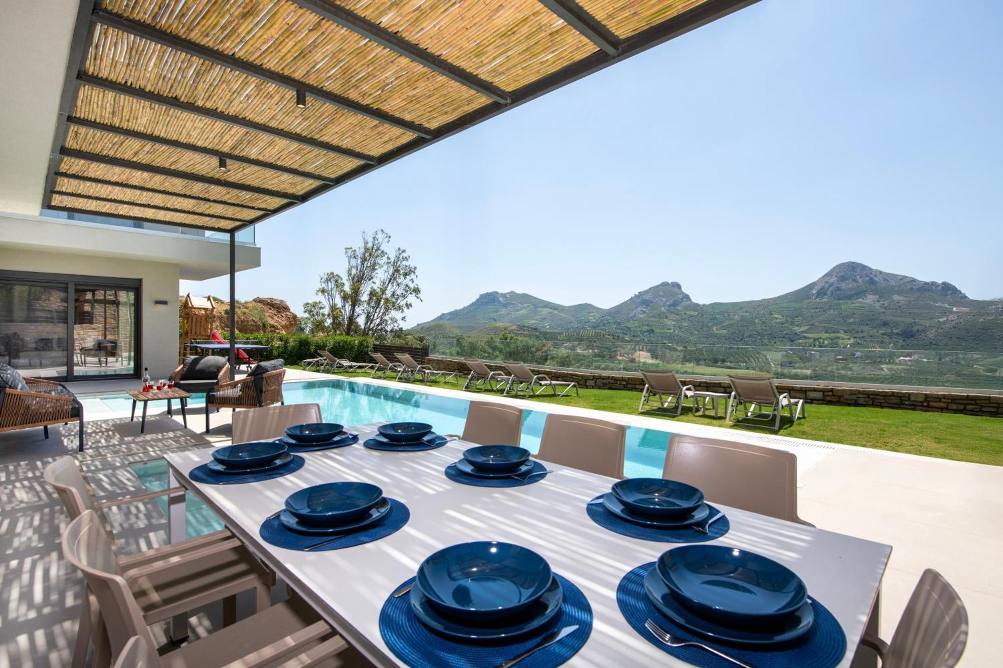 Porti Villas Aphrodite Asomatoi Ngoại thất bức ảnh