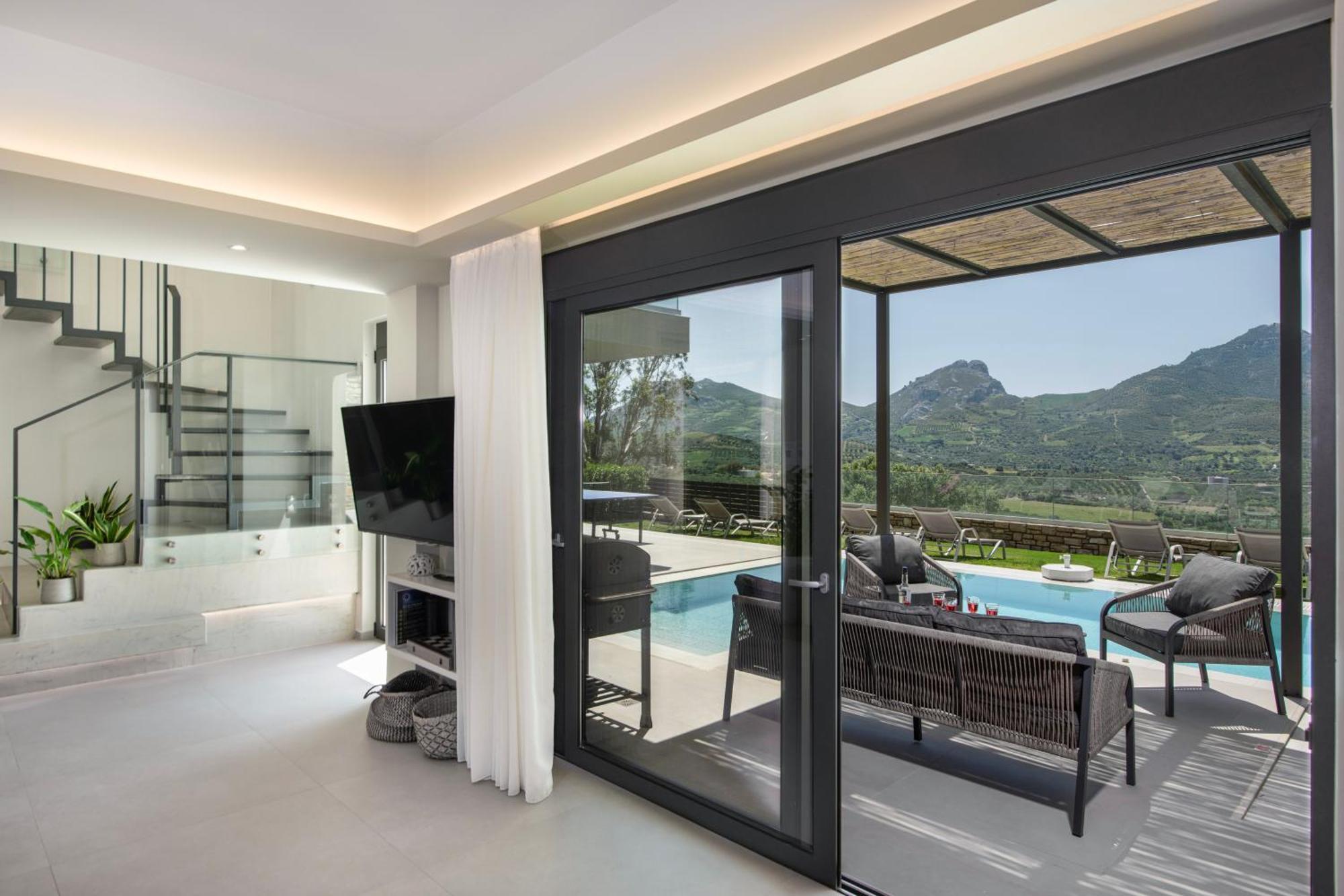 Porti Villas Aphrodite Asomatoi Ngoại thất bức ảnh
